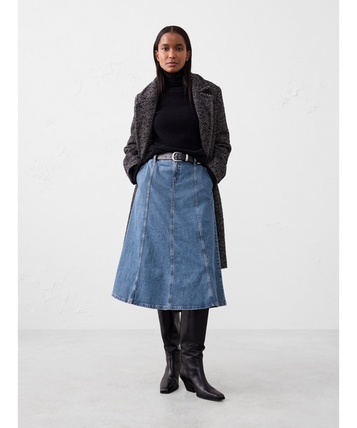 セール】BANANA REPUBLIC FACTORY STORE デニム フレア ミディスカート