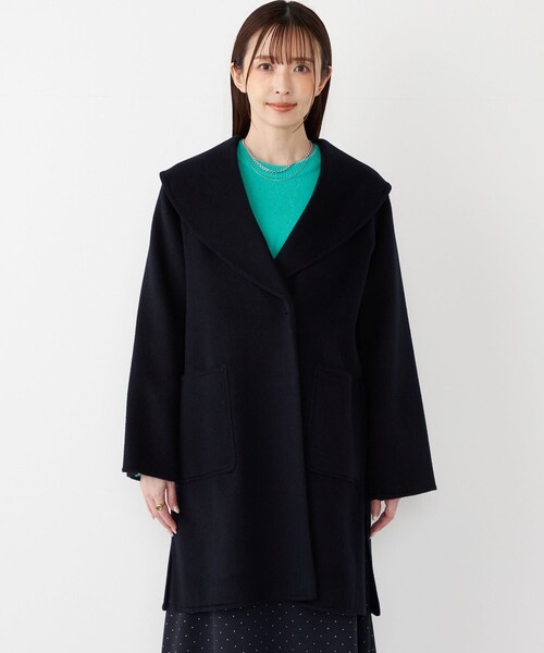 シップス カラーズ（SHIPS Colors）/SHIPS Colors:リバー ワイドカラー コート SHIPS Colors:リバー ワイドカラー コート（その他アウター）｜SHIPS