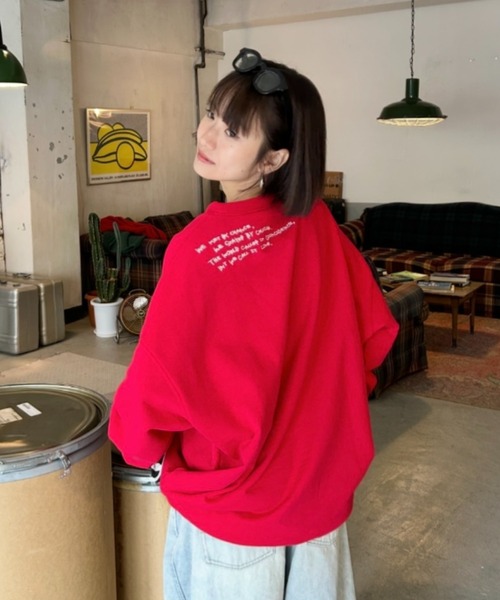 エンブロイダリールーズスウェット（スウェット）｜TEEN BOOP