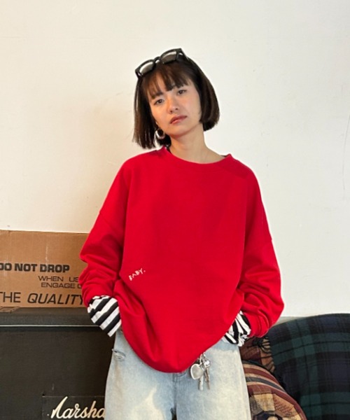 エンブロイダリールーズスウェット（スウェット）｜TEEN BOOP