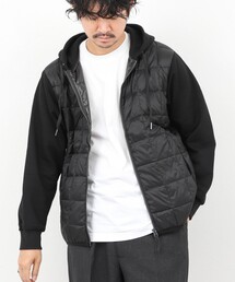 TAION（タイオン）の「【TAION/タイオン】W-ZIP DOWN HOODIE with SWEATS SLEEVE 25AW（ブルゾン）」