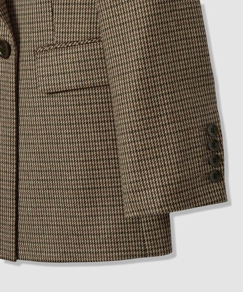 allureville（アルアバイル）の「CHIC TWEEDダブルジャケット（テーラードジャケット・レディース・ブラウン/ブラック・1/2）」の12枚目の写真