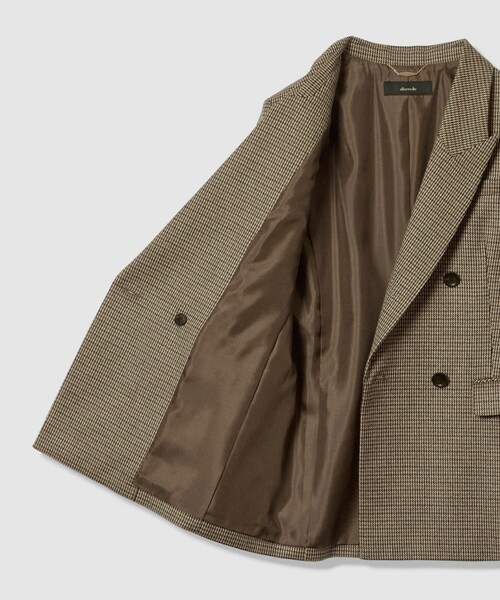 CHIC TWEEDダブルジャケット（テーラードジャケット）｜allureville