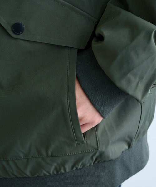 TOMMY HILFIGER（トミーヒルフィガー）の「【TOMMY HILFIGER】TOMMY FLEX PERFORMANCE BOMBER 152AP755（その他アウター・メンズ・オリーブ/ネイビー・M/L/XL/S）」の18枚目の写真