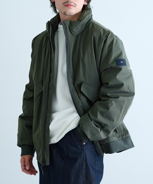 TOMMY HILFIGER（トミーヒルフィガー）の「【TOMMY HILFIGER】TOMMY FLEX PERFORMANCE BOMBER 152AP755（その他アウター・メンズ・オリーブ/ネイビー・M/L/XL/S）」の7枚目の写真