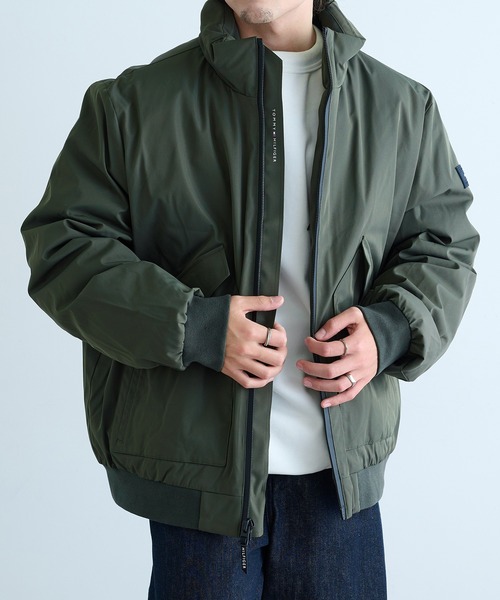 TOMMY HILFIGER（トミーヒルフィガー）の「【TOMMY HILFIGER】TOMMY FLEX PERFORMANCE BOMBER 152AP755（その他アウター・メンズ・オリーブ/ネイビー・M/L/XL/S）」の8枚目の写真