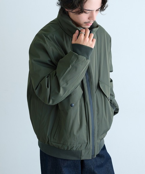 TOMMY HILFIGER（トミーヒルフィガー）の「【TOMMY HILFIGER】TOMMY FLEX PERFORMANCE BOMBER 152AP755（その他アウター・メンズ・オリーブ/ネイビー・M/L/XL/S）」の5枚目の写真