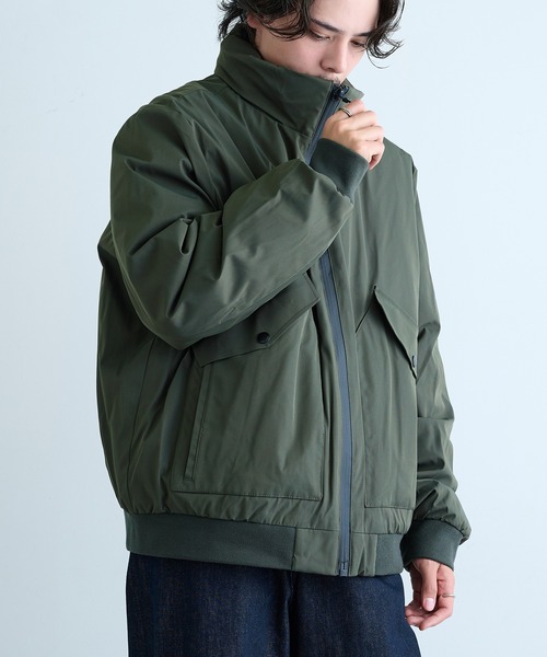 TOMMY HILFIGER（トミーヒルフィガー）の「【TOMMY HILFIGER】TOMMY FLEX PERFORMANCE BOMBER 152AP755（その他アウター・メンズ・オリーブ/ネイビー・M/L/XL/S）」の6枚目の写真
