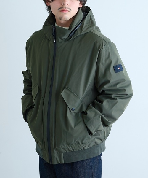 TOMMY HILFIGER（トミーヒルフィガー）の「【TOMMY HILFIGER】TOMMY FLEX PERFORMANCE BOMBER 152AP755（その他アウター・メンズ・オリーブ/ネイビー・M/L/XL/S）」の3枚目の写真
