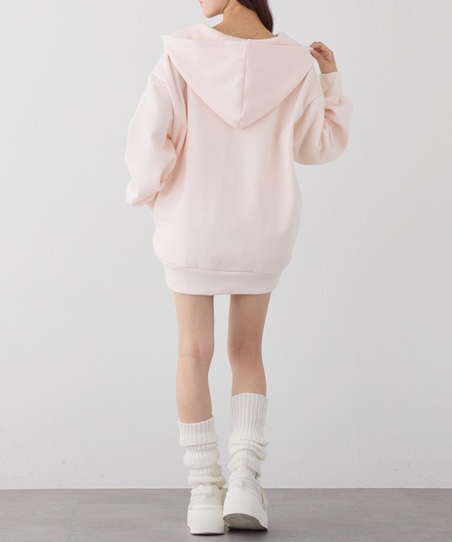 オーバーサイズラメパーカー（パーカー）｜one after another NICE