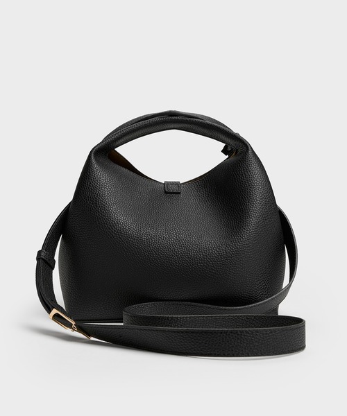 Chance チャンス メタリックアクセントバケットバッグ（ショルダー