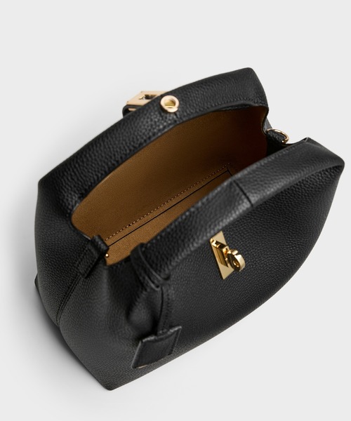 Chance チャンス メタリックアクセントバケットバッグ（ショルダー