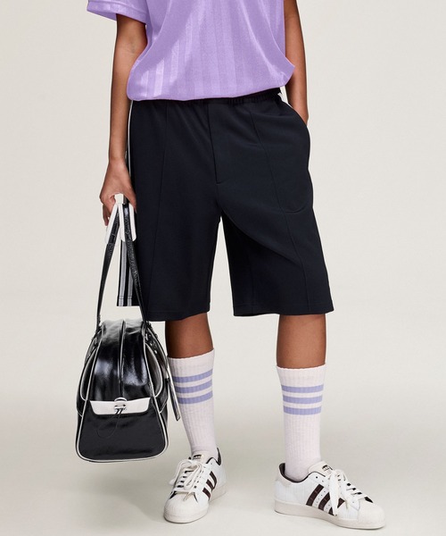 最終値下げWALES BONNER ブラックショートパンツ adidas Originals by Wales Bonner ツイルショーツ / ハーフパンツ