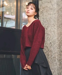 SWINGLE | バックリボンニットプルオーバー(ニット/セーター)