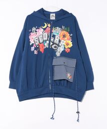 ScoLar/スカラー サコッシュ付き裏毛BIG PK