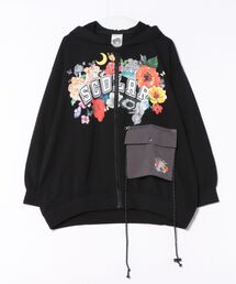 ScoLar | ScoLar/スカラー　サコッシュ付き裏毛BIG PK(パーカー)