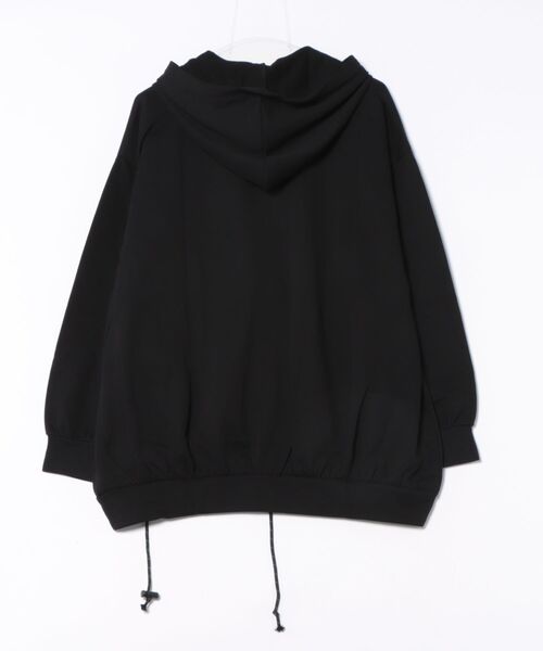 ScoLar(スカラー)の「ScoLar/スカラー サコッシュ付き裏毛BIG PK(パーカー・レディース・ブラック/ブルー・FREE)」の3枚目の写真