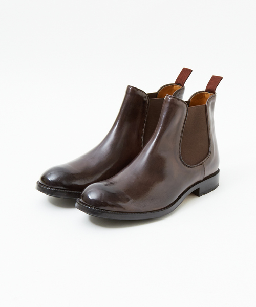 alfredoBANNISTER(アルフレッドバニスター)の「【SHOO IN SHOE / 定番人気】サイドゴアブーツ / チェルシーブーツ(ブーツ・メンズ・ダークブラウン/ブラック系その他/ブラック・43/44/40/39/45/41/42)」の4枚目の写真