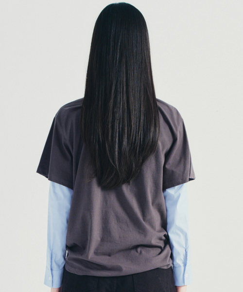 NICK&NICOLE(ニックアンドニコール)の「BIG ROSE SLEEVE TOP_CHARCOAL BLACK(Tシャツ/カットソー・レディース・その他・FREE)」の3枚目の写真