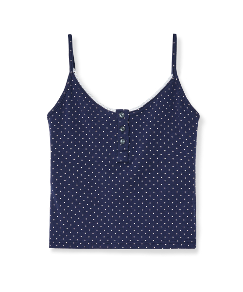 Midnight Move(ミッドナイトムーブ)の「dot top (navy)(Tシャツ/カットソー・レディース・その他・FREE)」の2枚目の写真