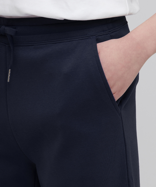 MUSINSA STANDARD WOMAN(ムシンサスタンダードウーマン)の「ウーマンズフラットテリーワイドラウンジスウェットパンツ【ネイビー】(スウェットパンツ・レディース・その他・SMALL/MEDIUM/LARGE/X-SMALL)」の4枚目の写真