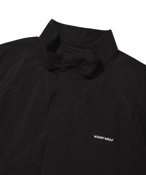 Wacky WiLLy（ワッキーウィリー）の「ハーフスリーブアノラックジャンパーブラック（ナイロンジャケット・レディース・その他・MEDIUM/LARGE/X-LARGE/SMALL）」の4枚目の写真