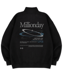 Asteroid Half Zip-up Man-to-Man