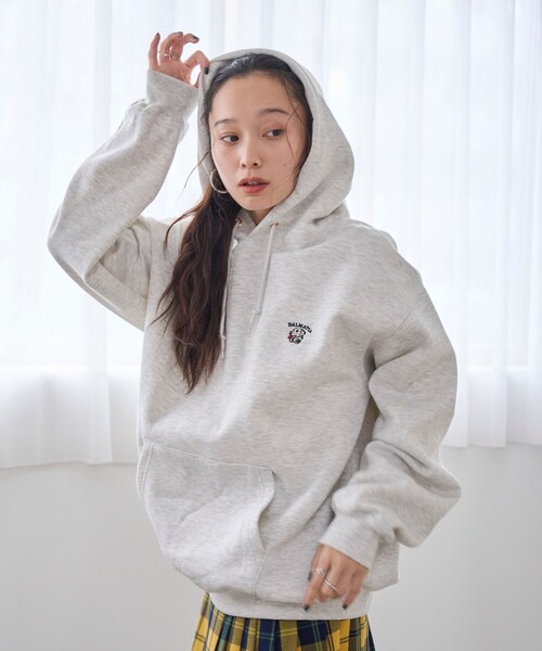 coen（コーエン）の「ドッグシシュウスウェットパーカー【保温性】（パーカー・メンズ・ライトグレー/ダークグリーン/ナチュラル/ブラック・XL/L/M/S）」の5枚目の写真