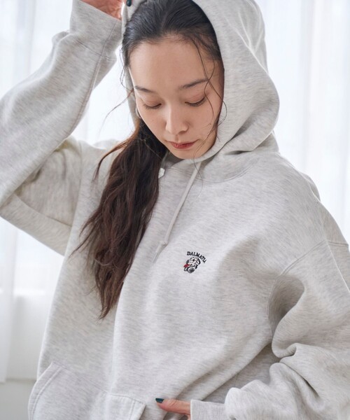 coen（コーエン）の「ドッグシシュウスウェットパーカー【保温性】（パーカー・メンズ・ライトグレー/ダークグリーン/ナチュラル/ブラック・XL/L/M/S）」の10枚目の写真