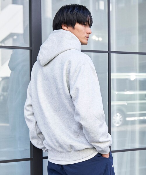 coen（コーエン）の「ドッグシシュウスウェットパーカー【保温性】（パーカー・メンズ・ライトグレー/ダークグリーン/ナチュラル/ブラック・XL/L/M/S）」の13枚目の写真