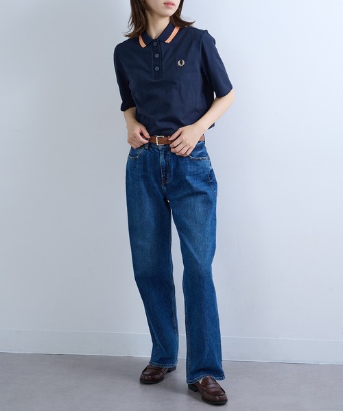 FRED PERRY】BOLD TIPPED POLO SHIRT G2182/ボールド ティップド ポロ