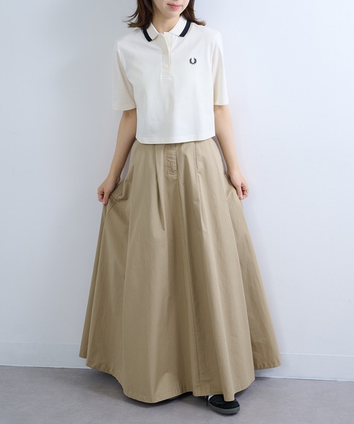 FRED PERRY（フレッドペリー）の「【FRED PERRY】BOLD TIPPED POLO SHIRT G2182/ボールド ティップド ポロ シャツ（ポロシャツ・レディース・ネイビー/オフホワイト/ブラック・FREE）」の16枚目の写真