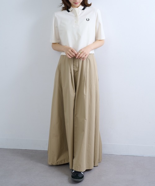 FRED PERRY（フレッドペリー）の「【FRED PERRY】BOLD TIPPED POLO SHIRT G2182/ボールド ティップド ポロ シャツ（ポロシャツ・レディース・ネイビー/オフホワイト/ブラック・FREE）」の10枚目の写真