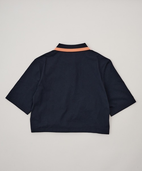 FRED PERRY（フレッドペリー）の「【FRED PERRY】BOLD TIPPED POLO SHIRT G2182/ボールド ティップド ポロ シャツ（ポロシャツ・レディース・ネイビー/オフホワイト/ブラック・FREE）」の12枚目の写真