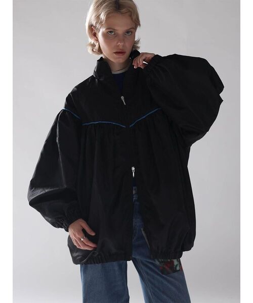 :ETHROF(イーサオブ)の「PIPING BALLOON BLOUSON(その他アウター・レディース・ブラック/ネイビー・MEDIUM)」の11枚目の写真