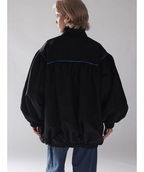 :ETHROF(イーサオブ)の「PIPING BALLOON BLOUSON(その他アウター・レディース・ブラック/ネイビー・MEDIUM)」の15枚目の写真