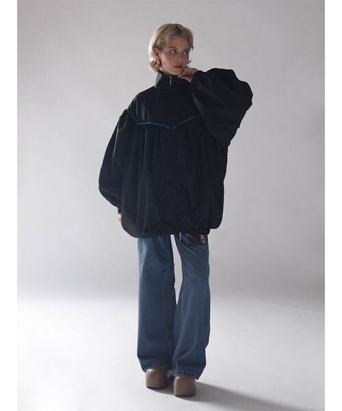 :ETHROF(イーサオブ)の「PIPING BALLOON BLOUSON(その他アウター・レディース・ブラック/ネイビー・MEDIUM)」の16枚目の写真