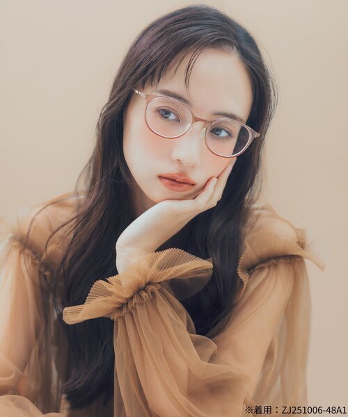 Zoff SMART with MAQuillAGE(マキアージュ)｜ボストン型 血色感 メガネ