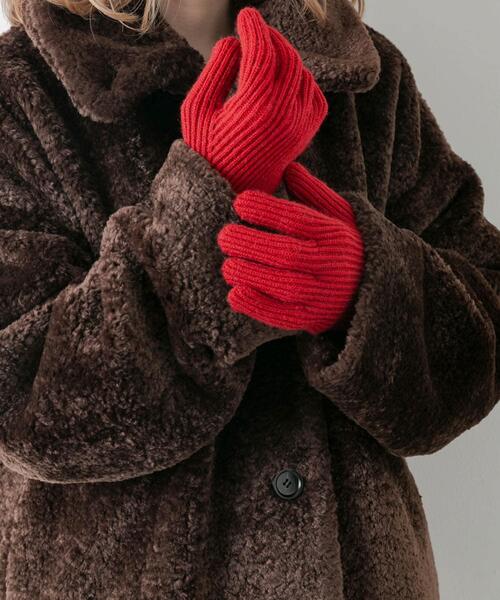 SMELLY（スメリー）の「バイカラーホールタッチグローブ（手袋・レディース・イエロー/レッド/ブラック/グレー・-）」の18枚目の写真