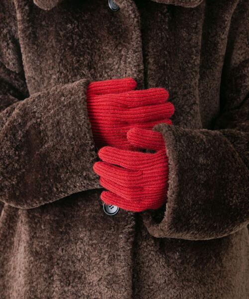 SMELLY（スメリー）の「バイカラーホールタッチグローブ（手袋・レディース・イエロー/レッド/ブラック/グレー・-）」の17枚目の写真