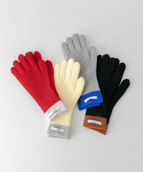 SMELLY（スメリー）の「バイカラーホールタッチグローブ（手袋・レディース・イエロー/レッド/ブラック/グレー・-）」の16枚目の写真
