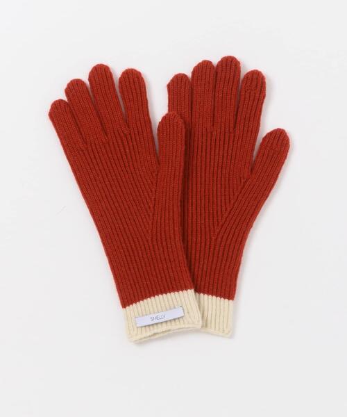 SMELLY（スメリー）の「バイカラーホールタッチグローブ（手袋・レディース・イエロー/レッド/ブラック/グレー・-）」の15枚目の写真