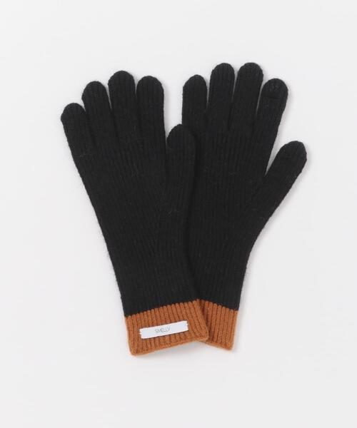 SMELLY（スメリー）の「バイカラーホールタッチグローブ（手袋・レディース・イエロー/レッド/ブラック/グレー・-）」の6枚目の写真