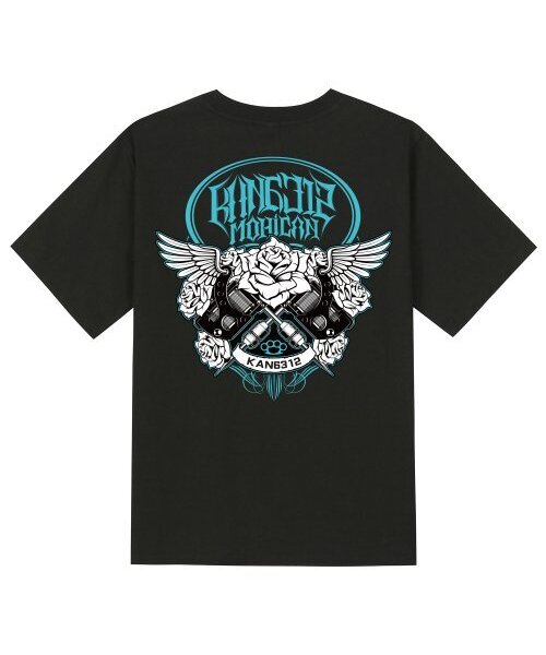 KAN6312(カン6312)の「KTB0060 タトゥーカン 半袖Tシャツ - ブラック(Tシャツ/カットソー・メンズ・その他・LARGE/MEDIUM/SMALL/X-LARGE)」の1枚目の写真