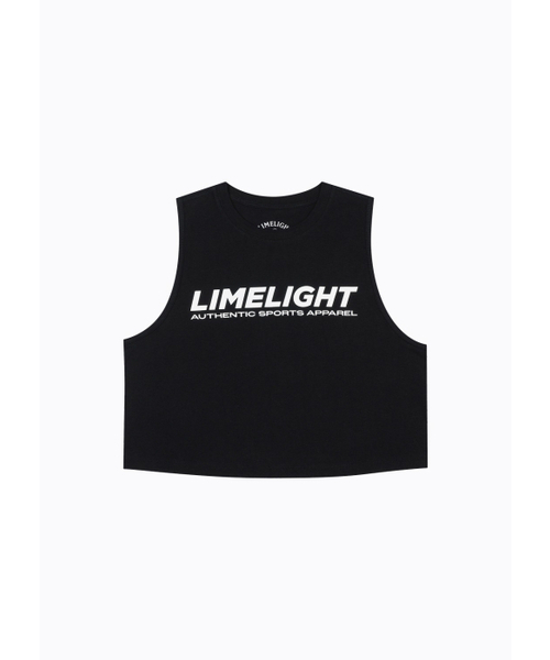 LIMELIGHT APPAREL(ライムライトアパレル)の「ライムライト クロップスリーブレスウーマン (ブラック/ホワイト)(Tシャツ/カットソー・レディース・その他・SMALL/MEDIUM/LARGE)」の2枚目の写真