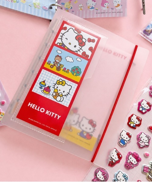 nini toys】≪sanrio/サンリオ≫スキペタシールバインダー/6穴