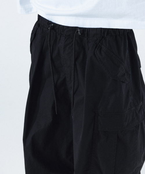 ANGLAN(アングラン)の「Field Vijo Balloon Pants - Black(その他パンツ・メンズ・ブラック・FREE)」の5枚目の写真