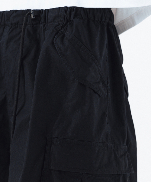 ANGLAN(アングラン)の「Field Vijo Balloon Pants - Black(その他パンツ・メンズ・ブラック・FREE)」の6枚目の写真