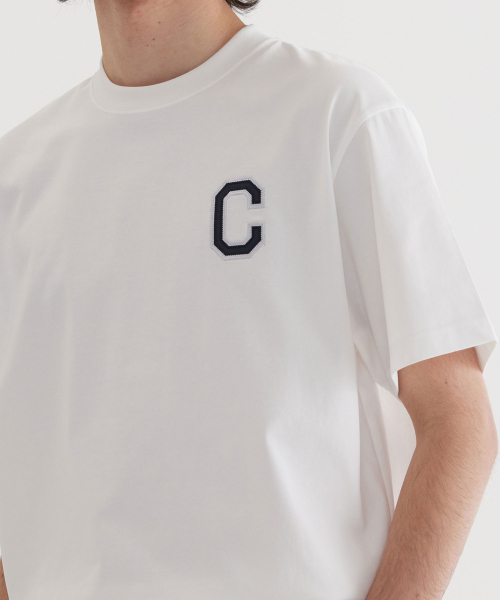 COVERNAT(カバーナット)の「クールコットンシャインCロゴTシャツホワイト(Tシャツ/カットソー・レディース・その他・X-SMALL/SMALL/MEDIUM/LARGE/X-LARGE/XX-LARGE)」の7枚目の写真