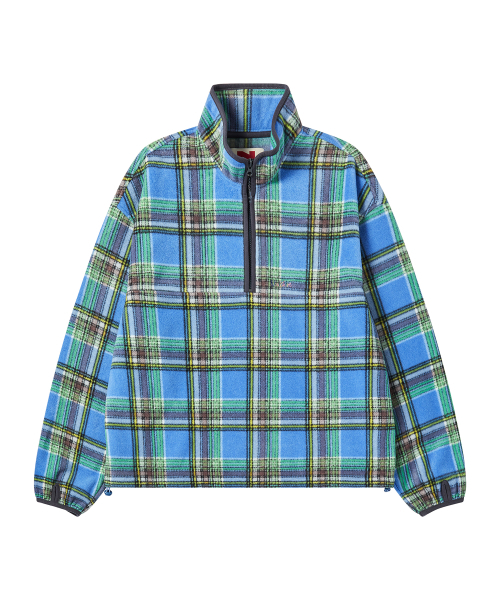 Beyond Closet（-）の「[COLLECTION LINE] プレッピー・チェック・ジップアップ・フリース・ブルー（その他アウター・メンズ・その他・MEDIUM/LARGE）」の8枚目の写真
